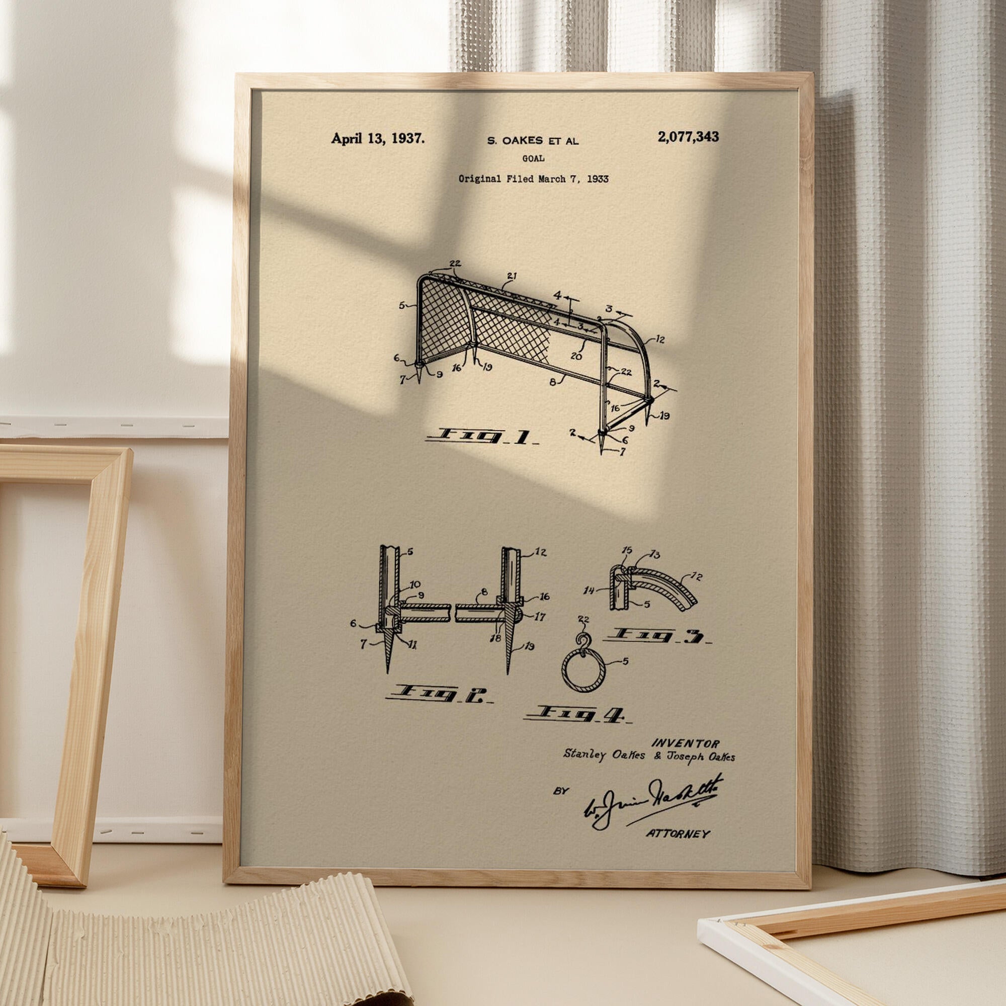Goal Patent 1933