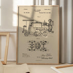 Locomotive Patent 1886