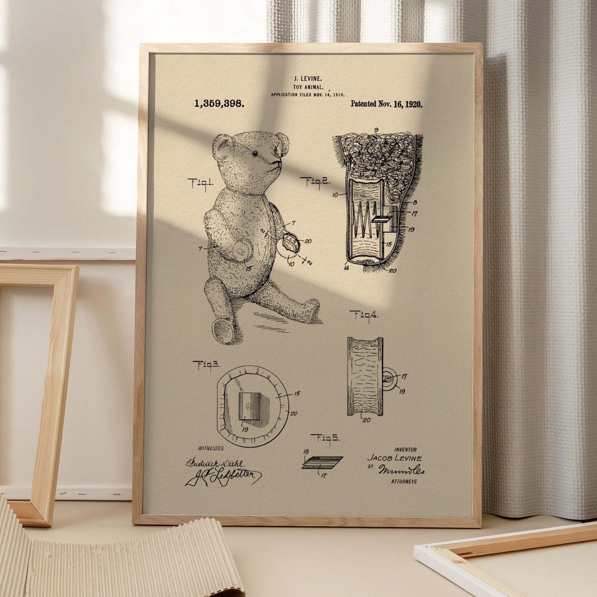 Teddybear Patent 1920