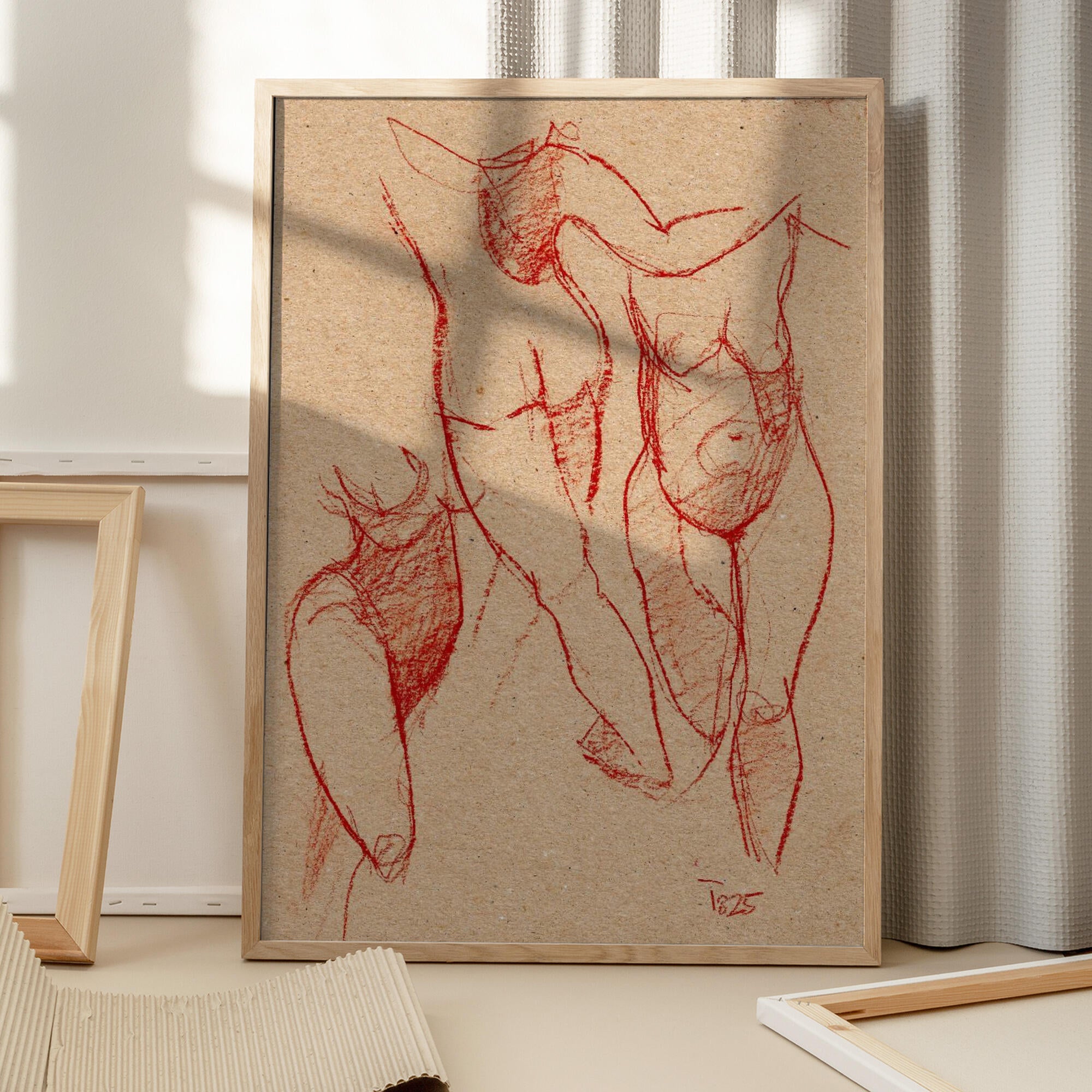 Gestural Nude Figure Studies