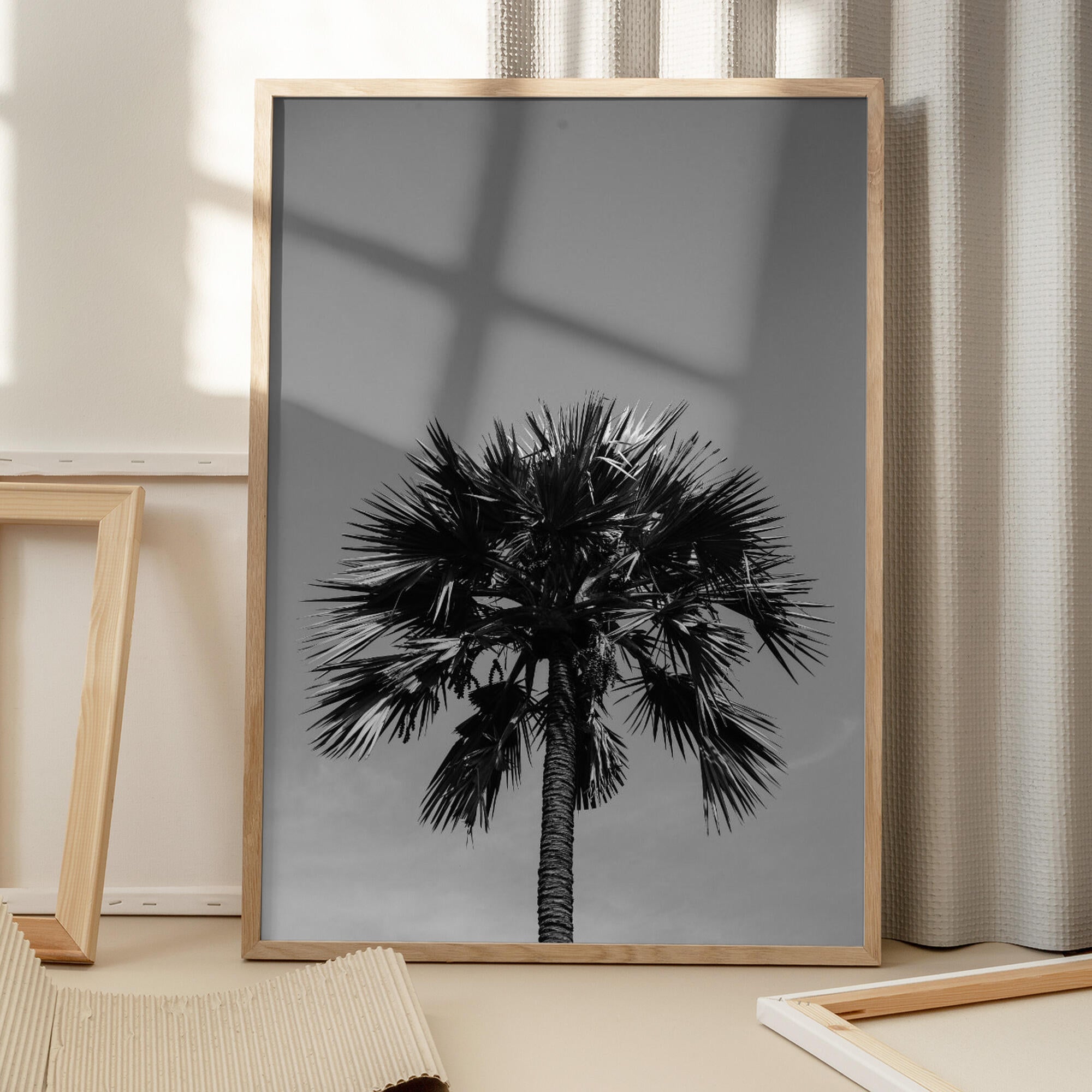 Striking Palm Silhouette