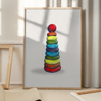 Colorful Stacking Rings