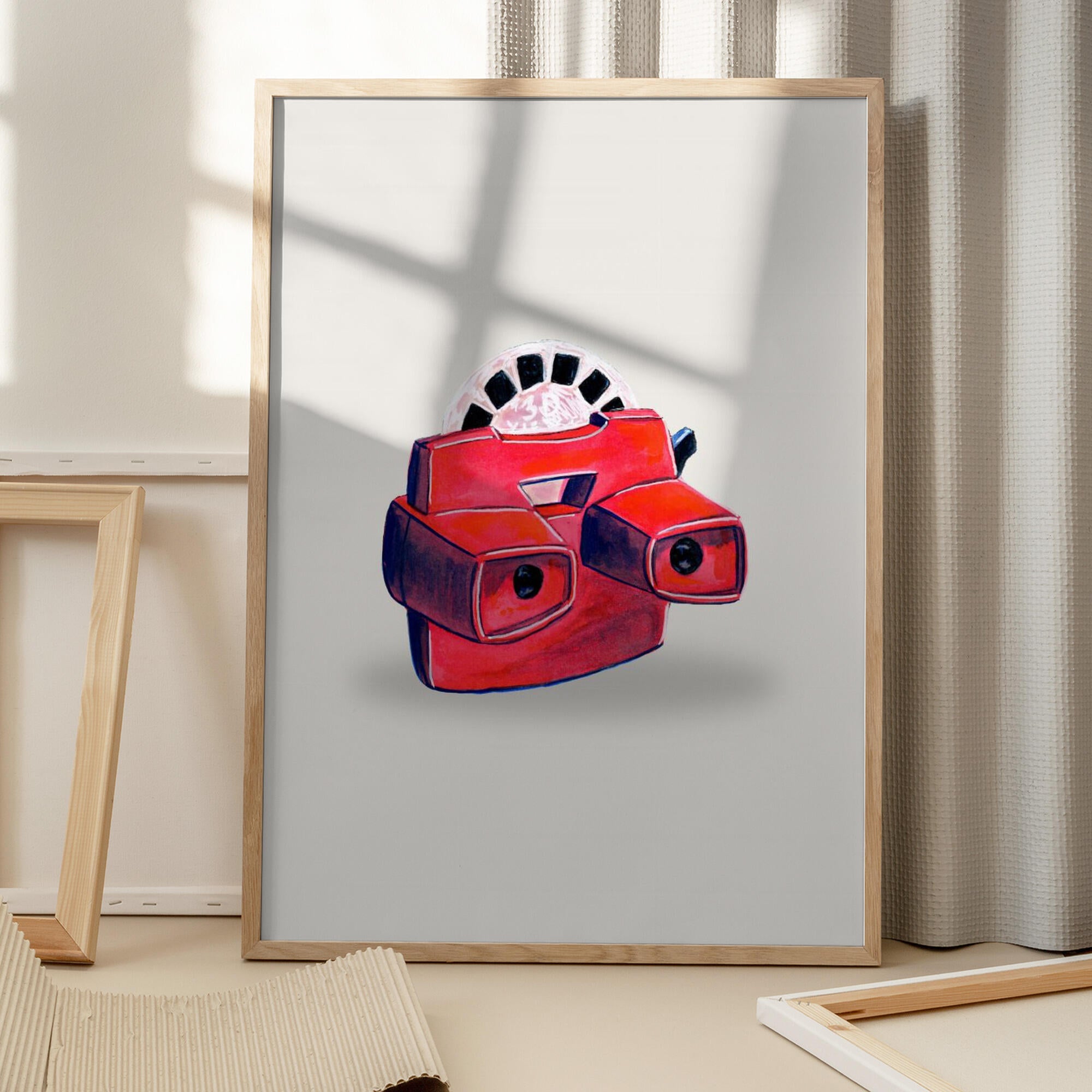 Red Retro Viewer