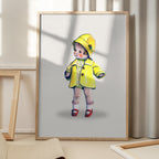 Baby Doll In Rain Jacket Retro Toy By Renee Machan