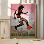 Vintage Football Action