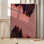 Pink Canyon Abstract