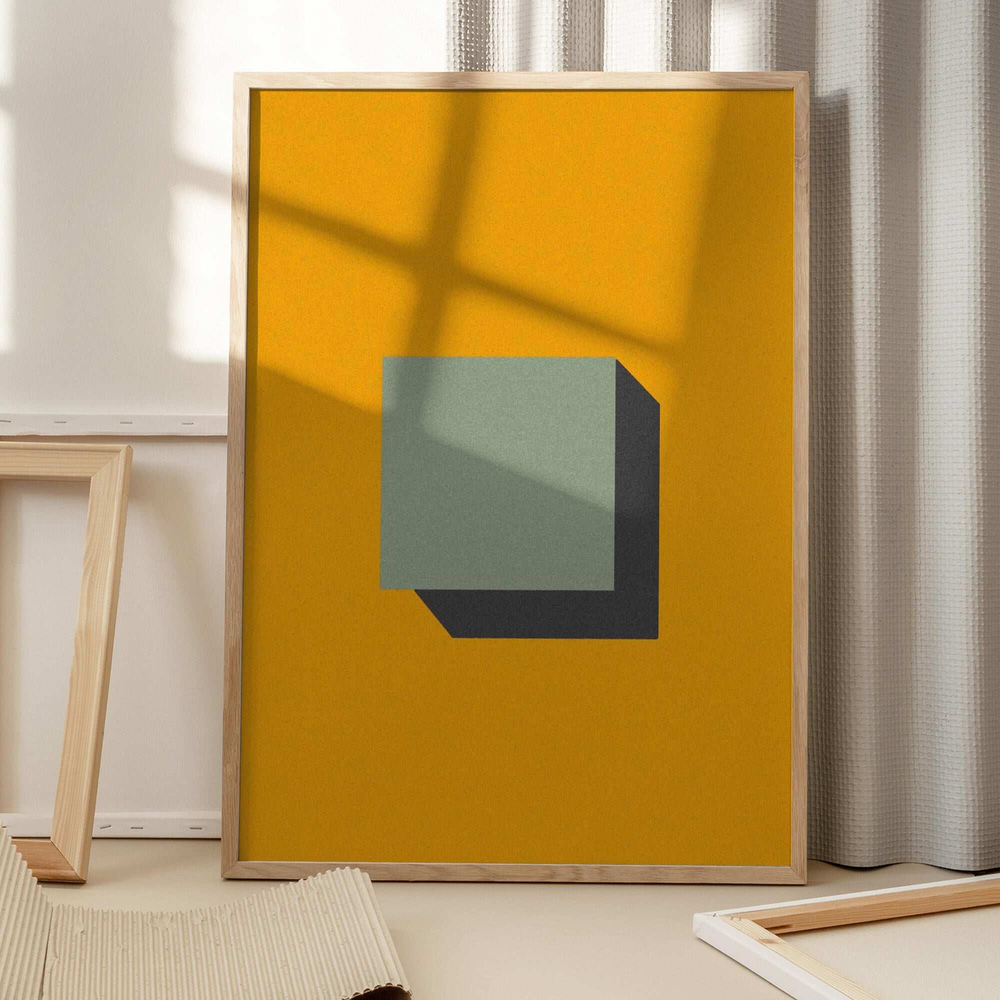 Orange Geometric Shadow