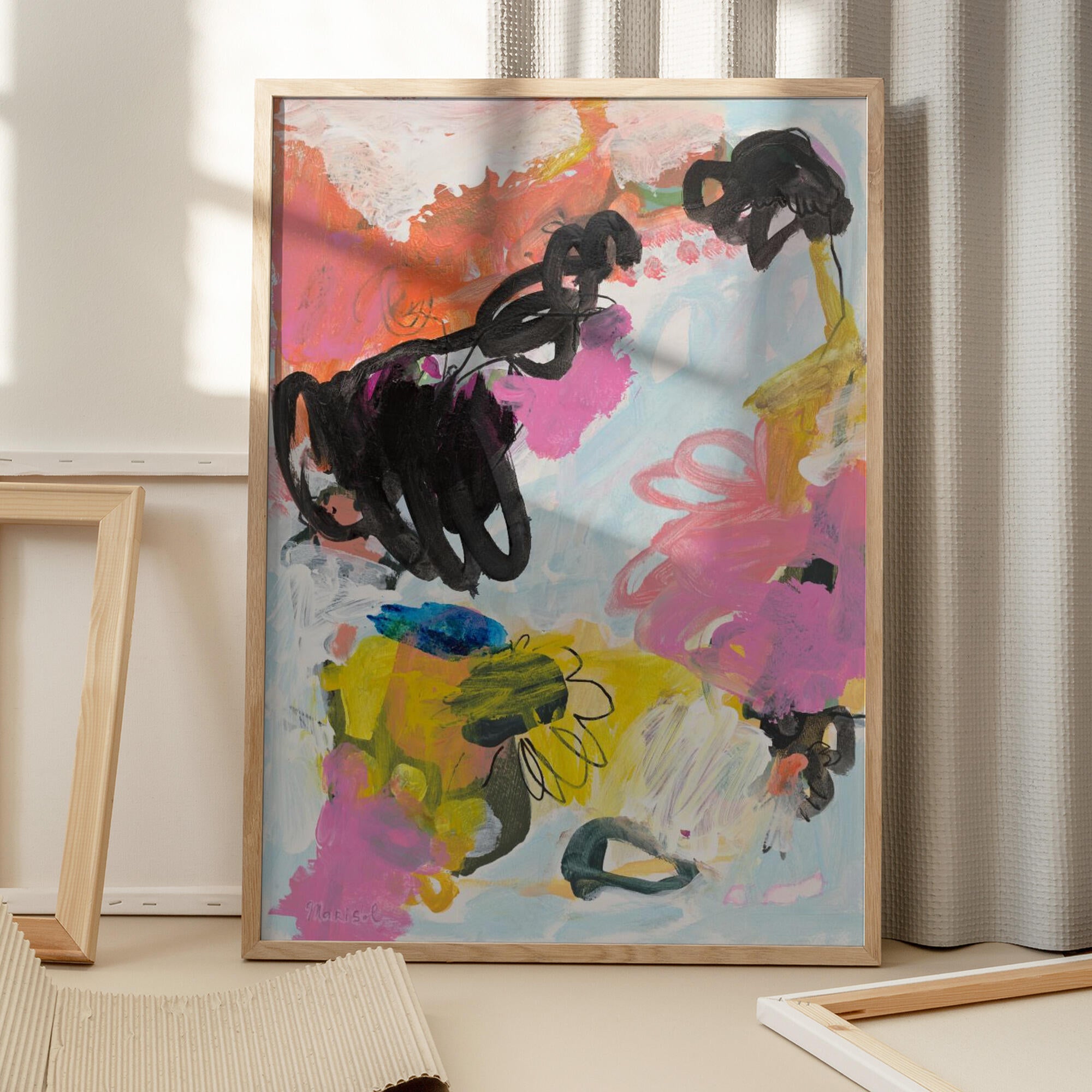Joyful Abstract Bloom