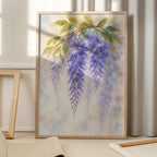 Hanging Wisteria In Soft Pastel Colours