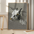 Head of a Goat Portrait Mode