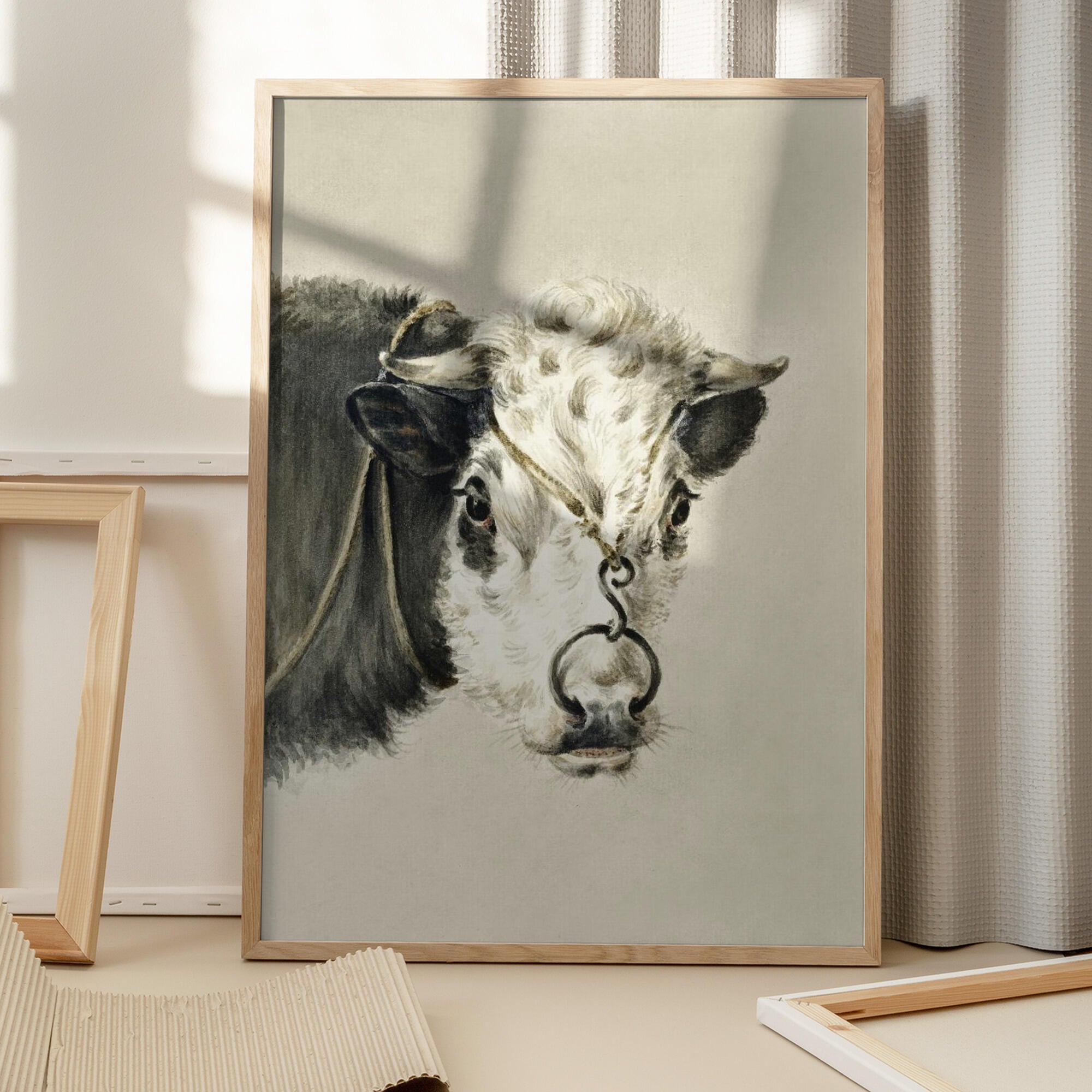 Head of a Cow, With a Ring Through the Nose (1820)