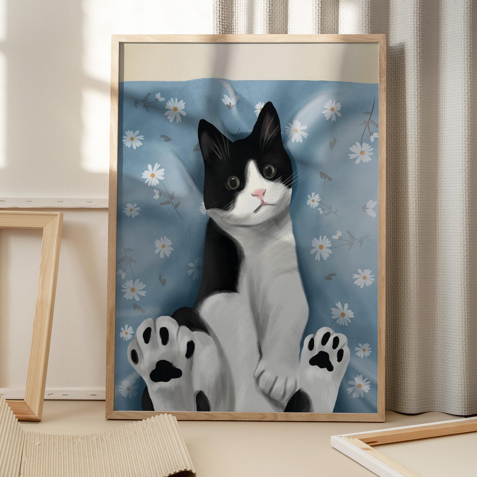Cute Tuxedo Cat