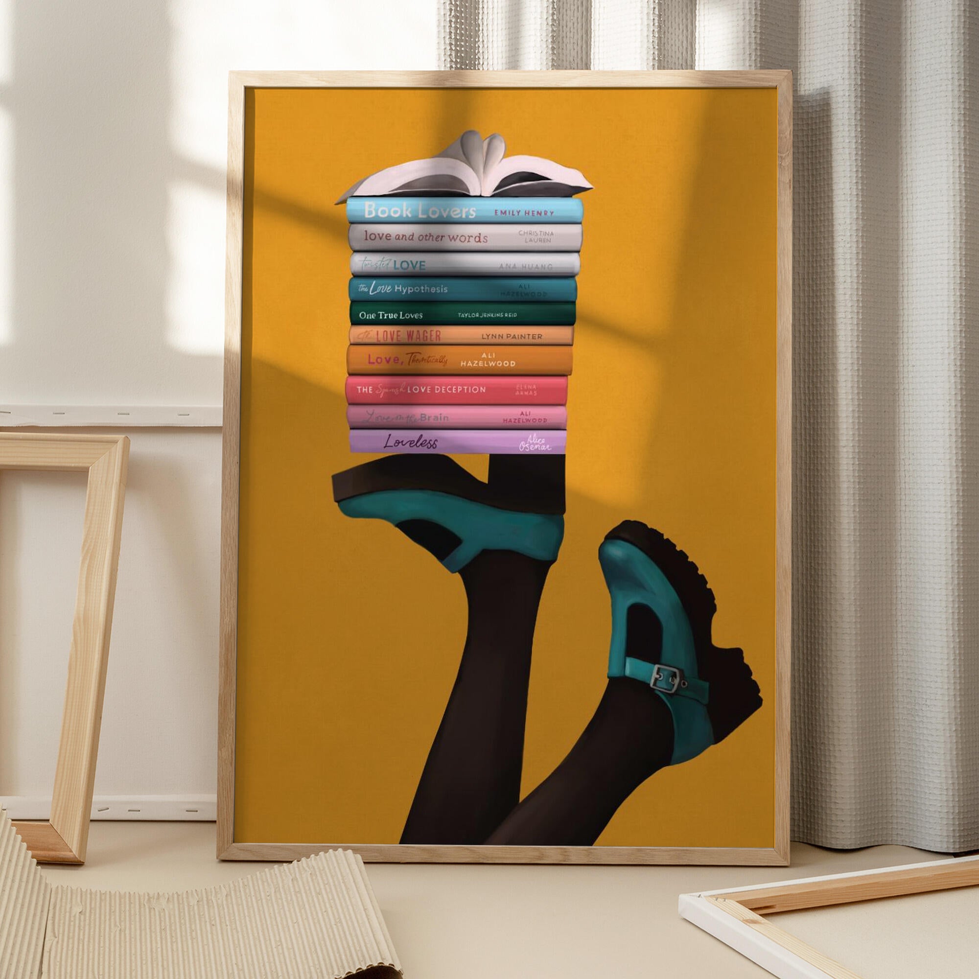 Whimsical Book Lover Feet
