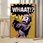Comic Robot Surprise