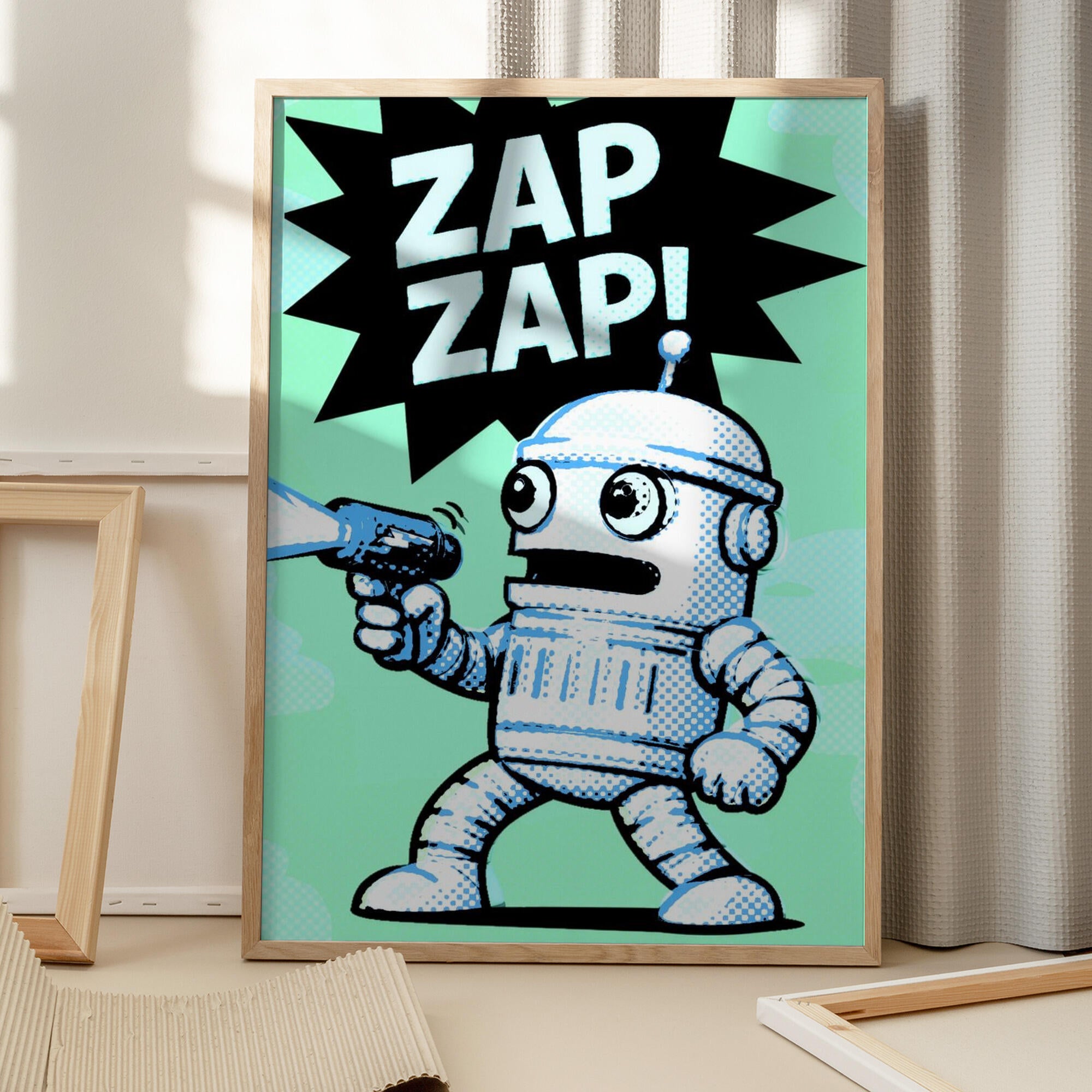 Retro Robot Zap