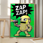 Comic Robot Zap Zap