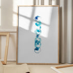 Serene Blue Circles
