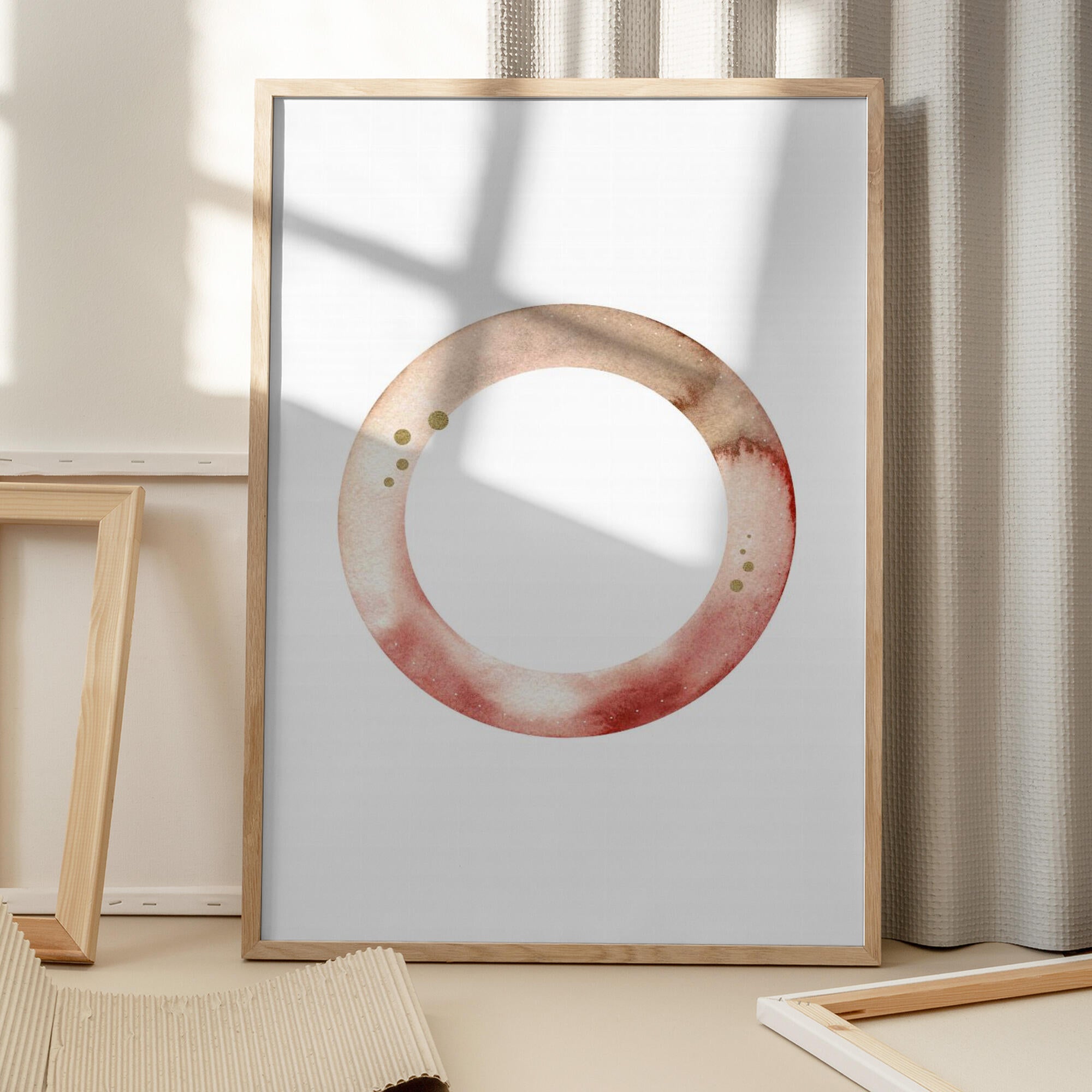 Blush Gold Circle