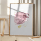 Blush Gold Fluid Shapes