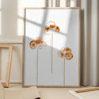 Minimalist Orange Blooms