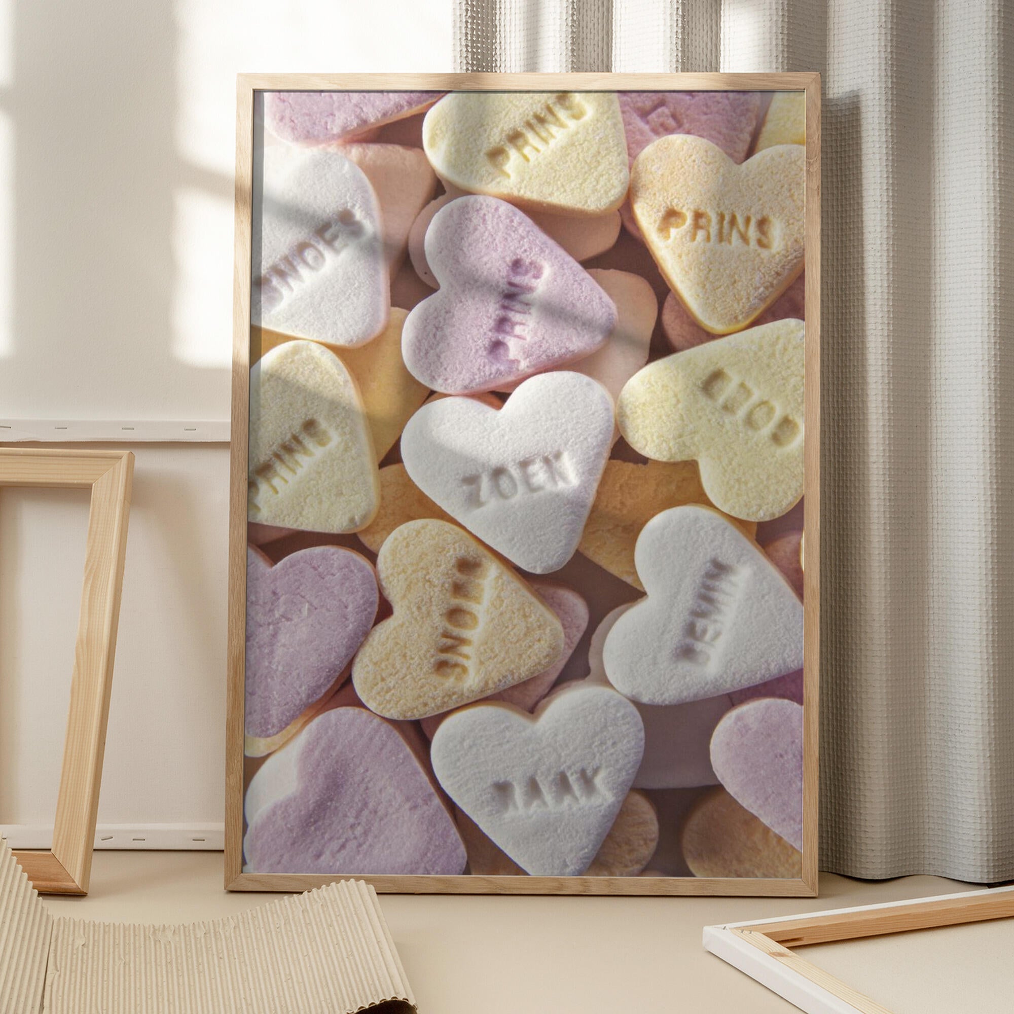Sweet Pastel Hearts