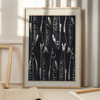 Graphic Sardine Pattern