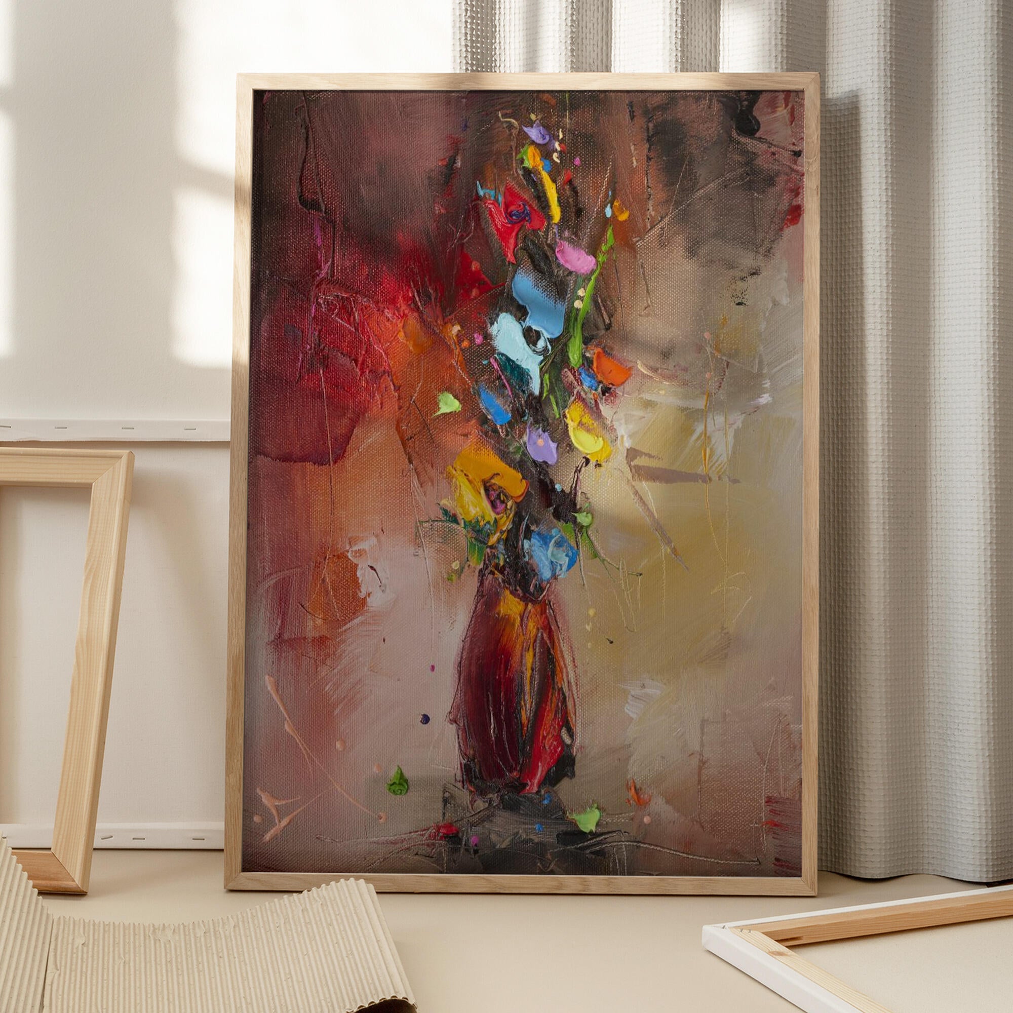 Vibrant Abstract Bouquet