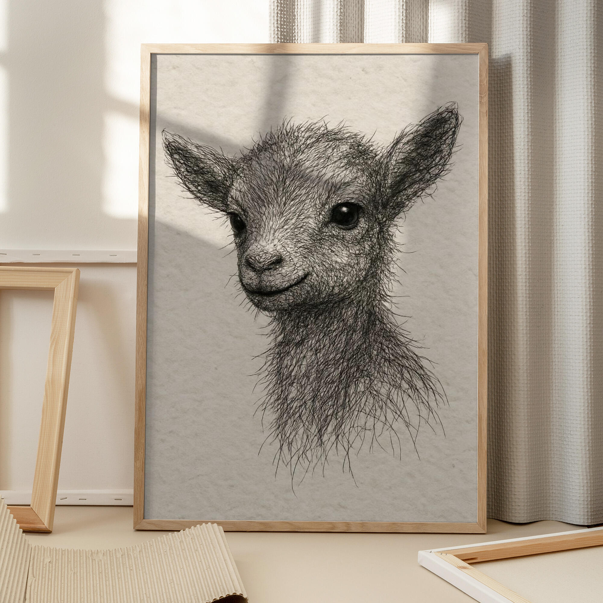 Smiling Baby Goat