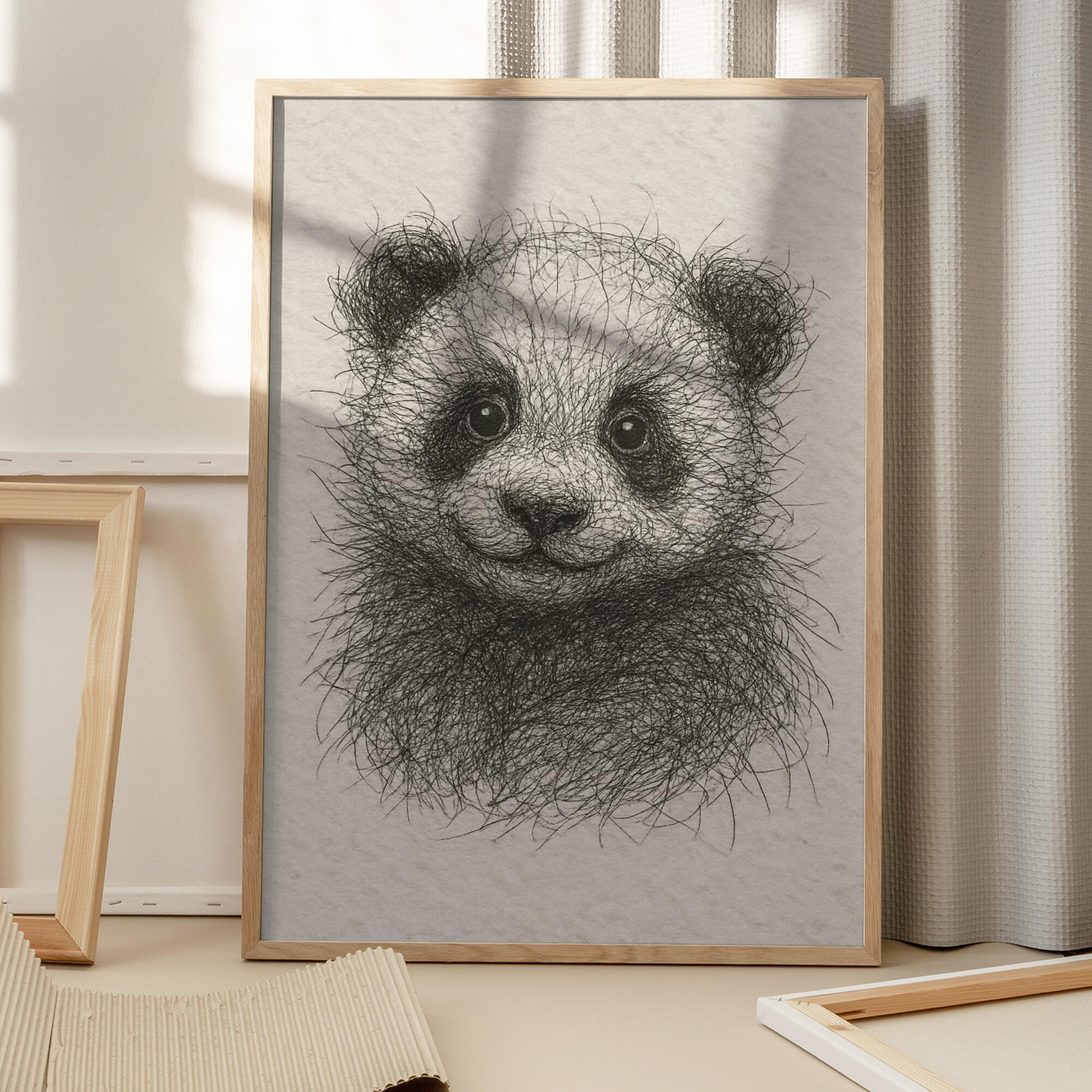 Fluffy Panda Cub