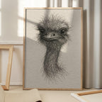 Friendly Emu Sketch