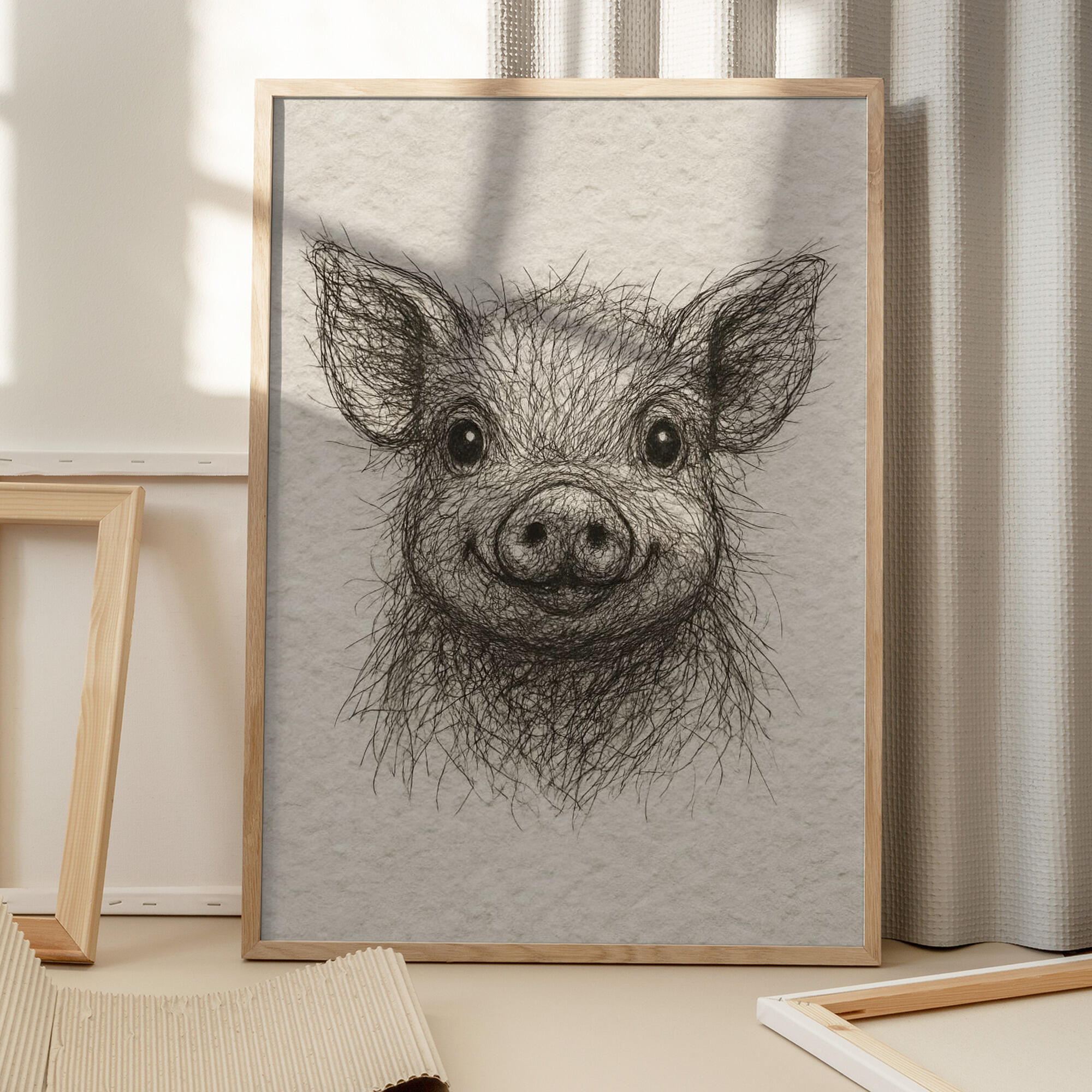 Happy Little Piglet