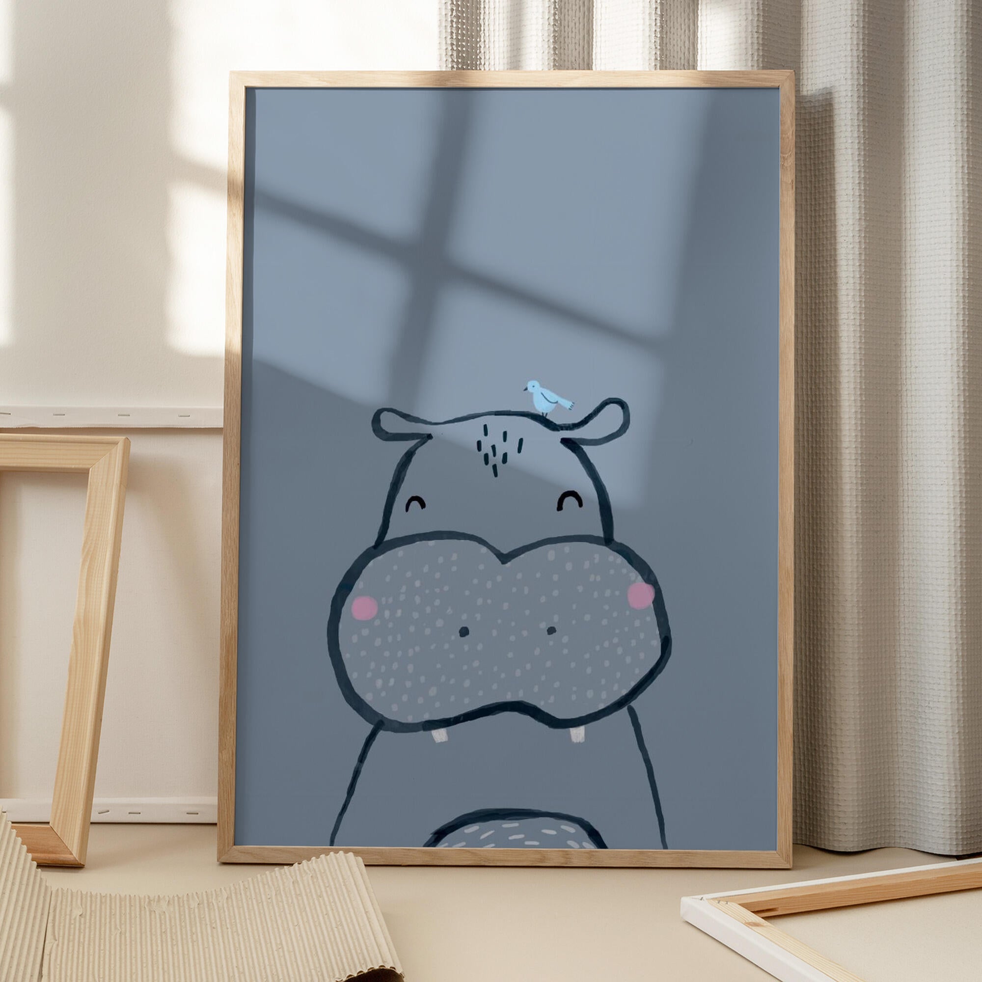 Sweet Hippo and Bird