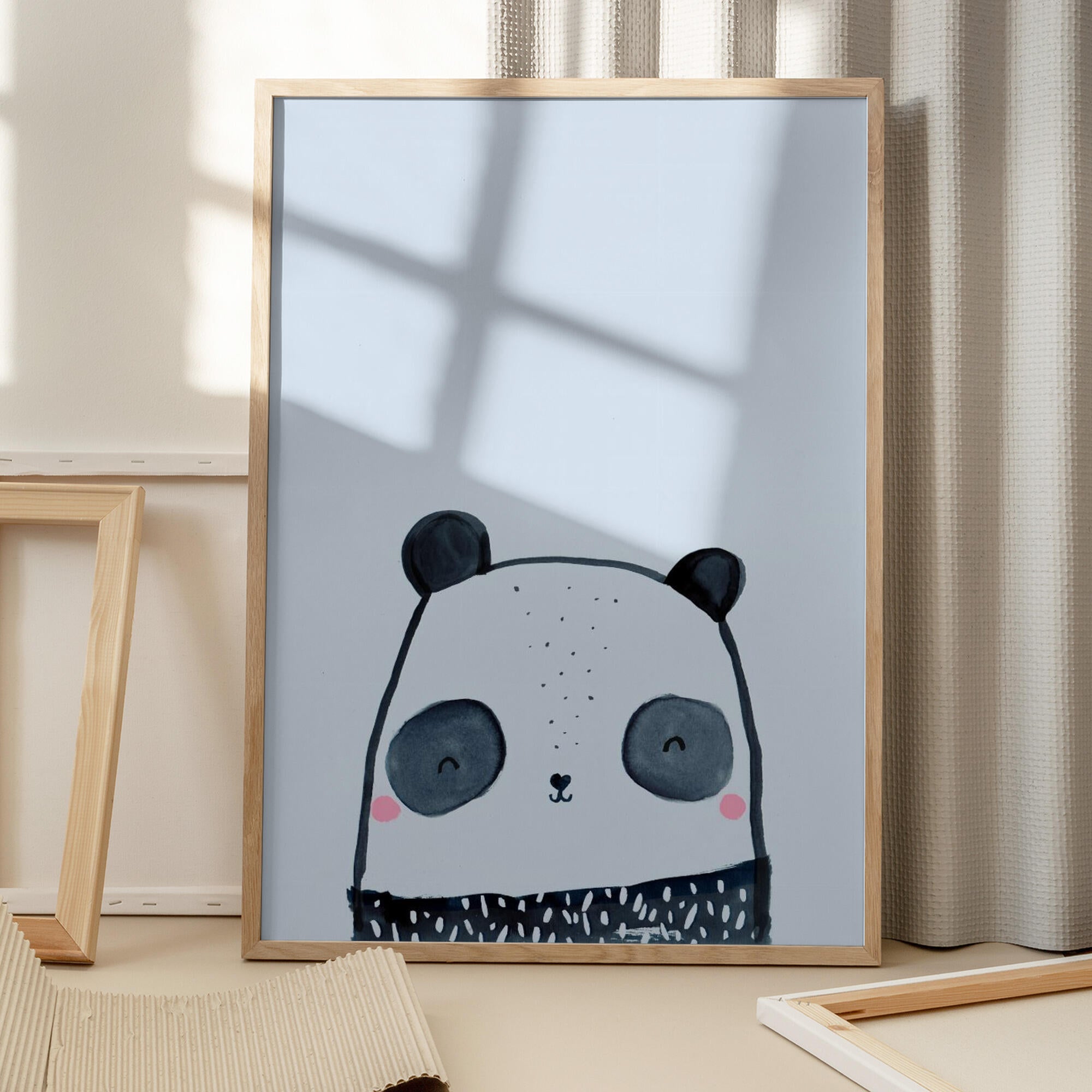 Happy Panda Face