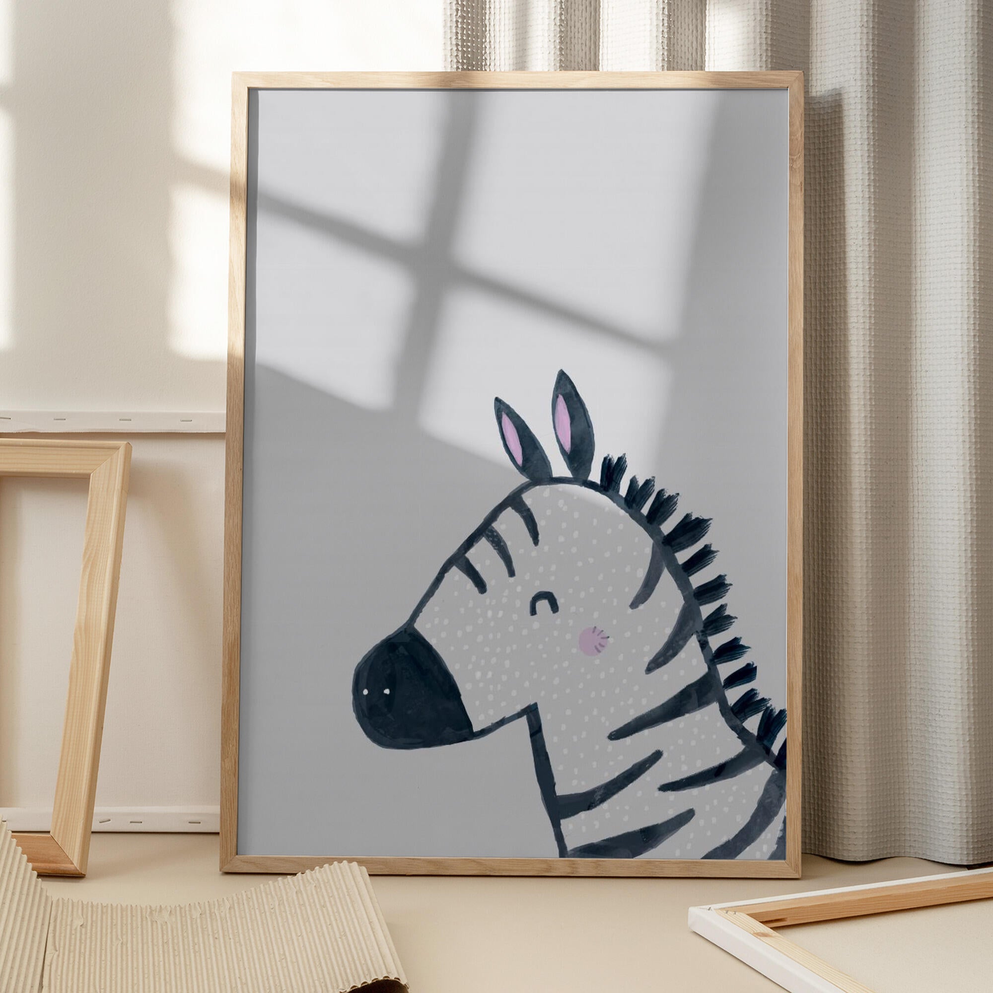 Sweet Smiling Zebra