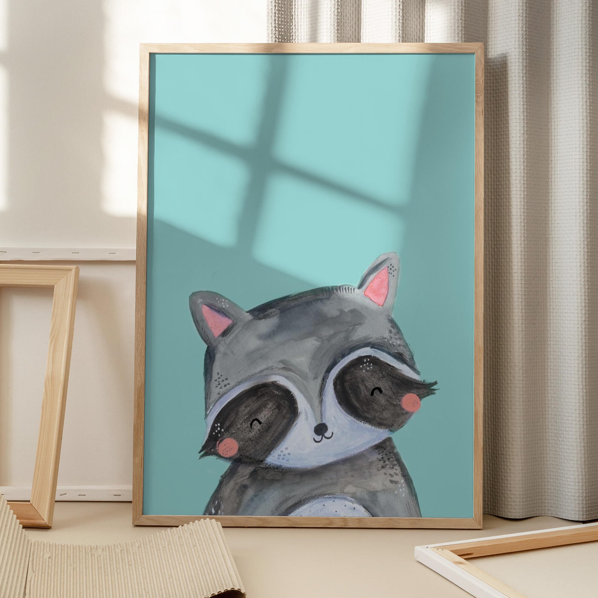 Cute Raccoon Smile