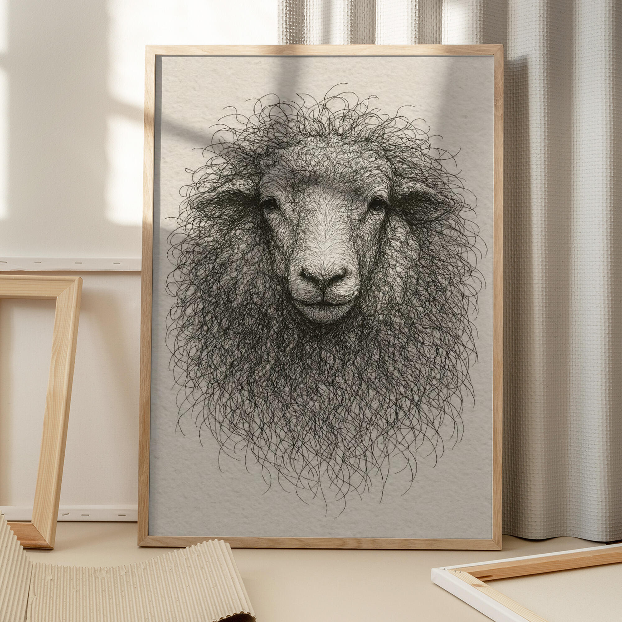 Textured Wool Sheep