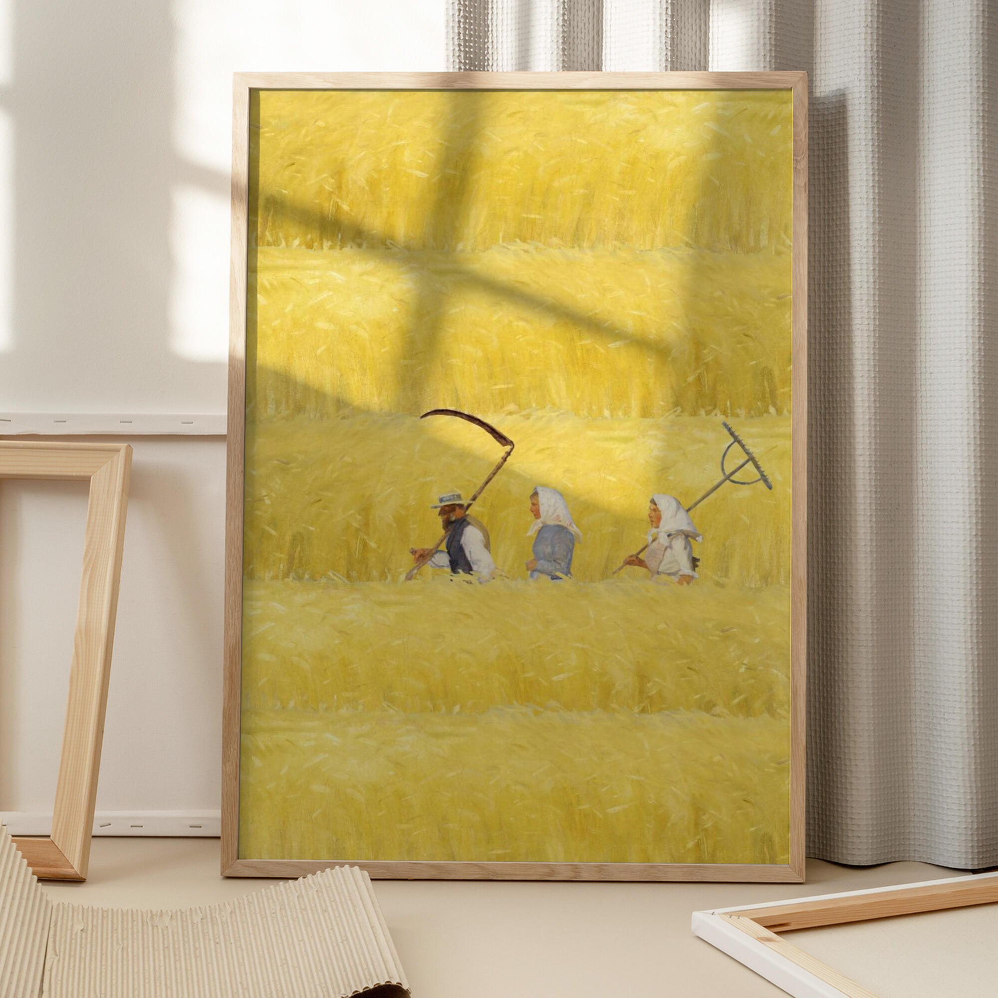 Harvesting The Golden Field