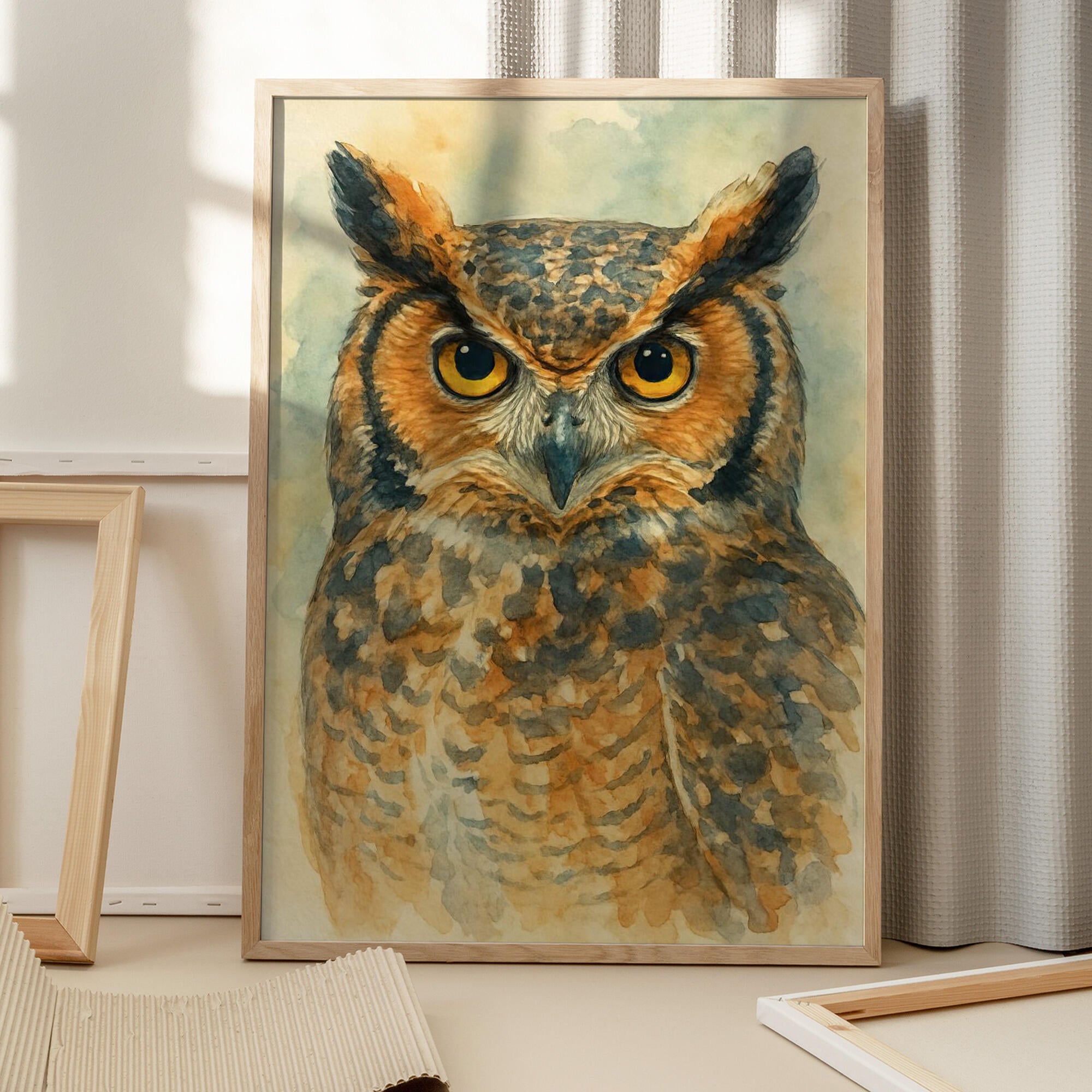 Great Horned Owl Portrait