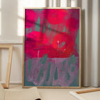 Vibrant Pink Abstract