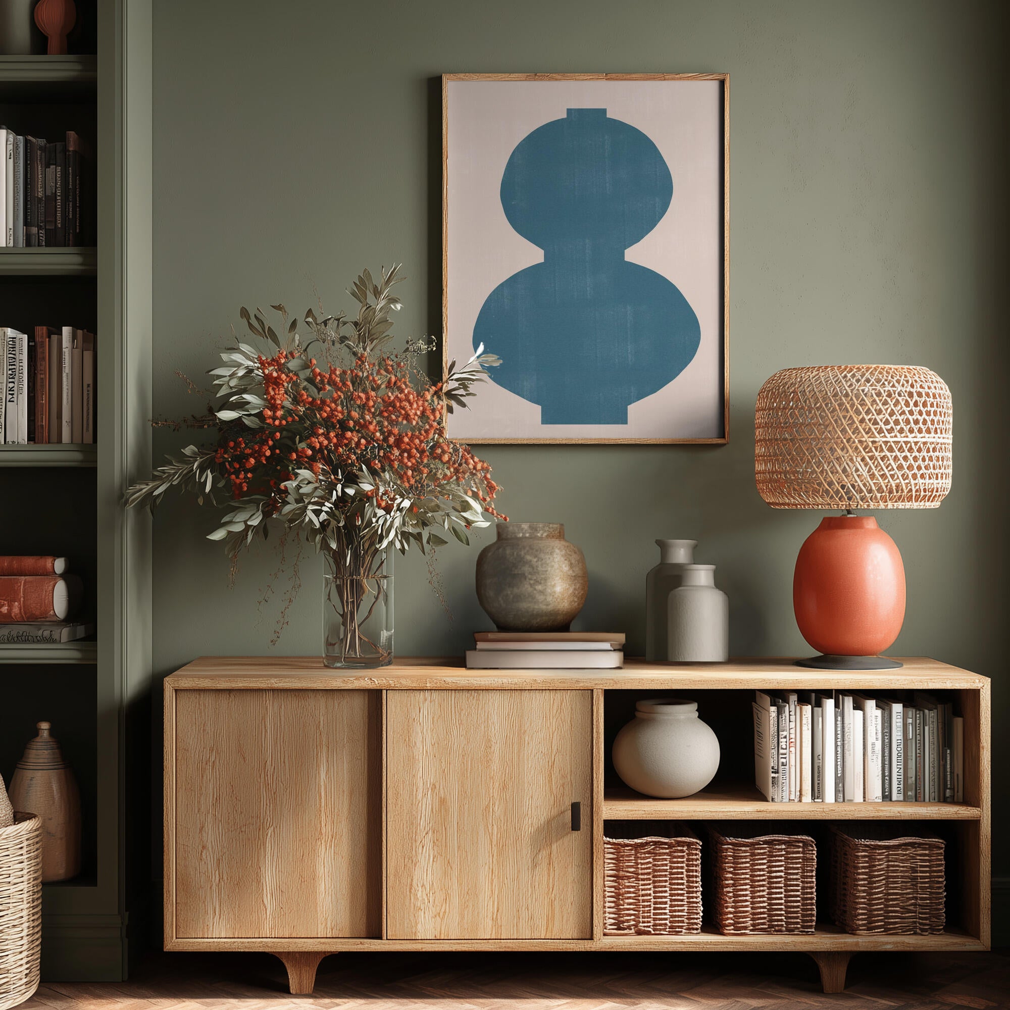 Cyan Silhouette