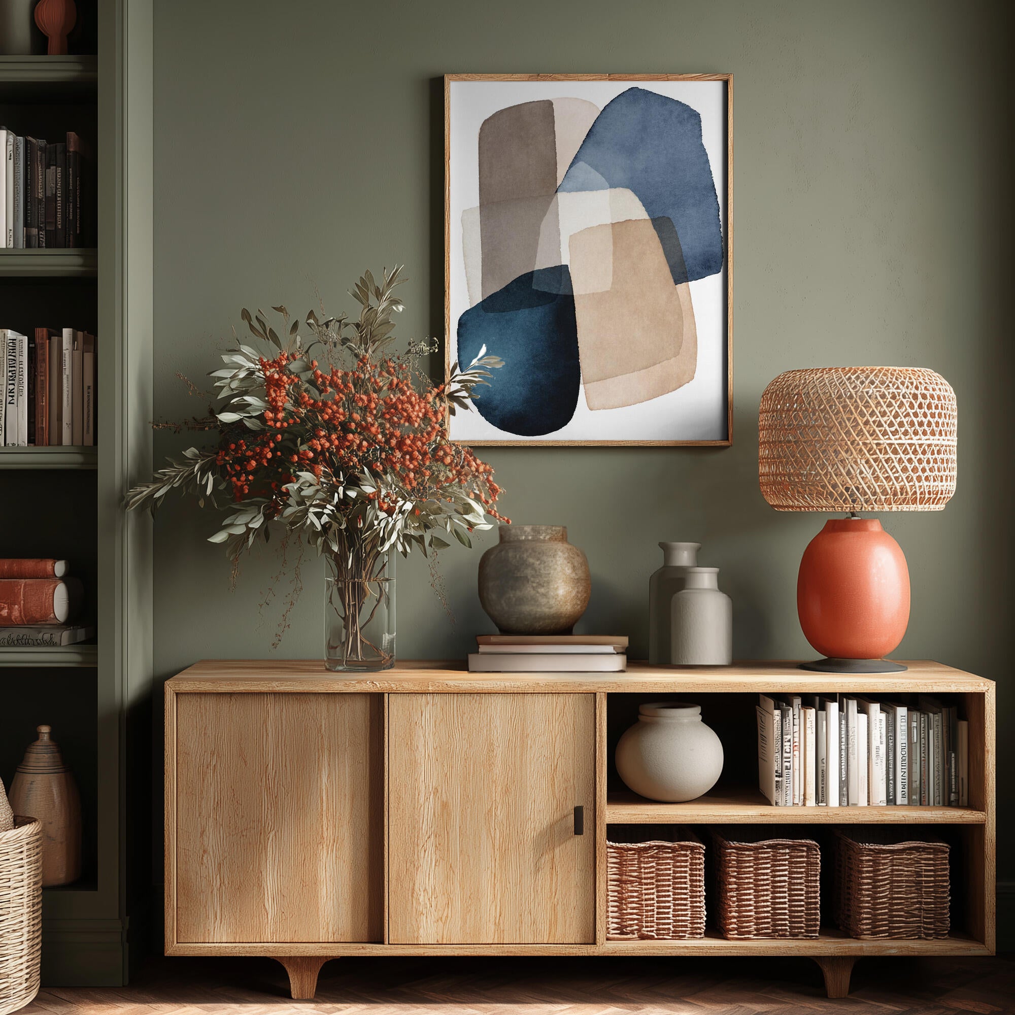 Blue Brown Blocks