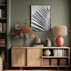 BW Palm Leaf