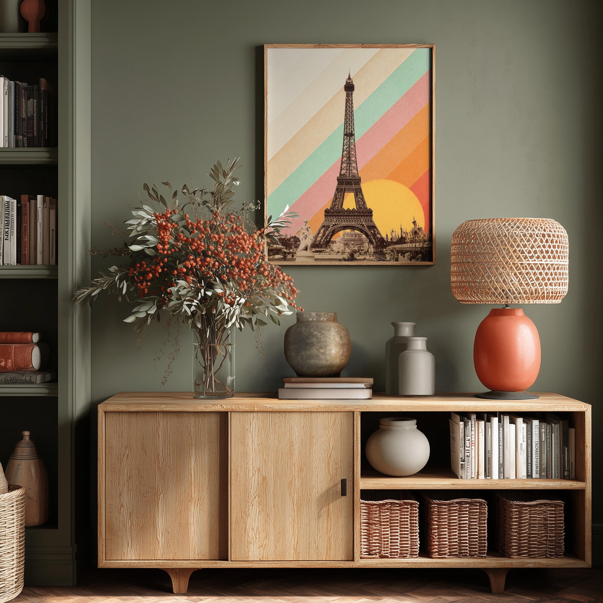 Eiffel Tower Rainbow