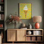 Ice Cream Yellow Zigzag