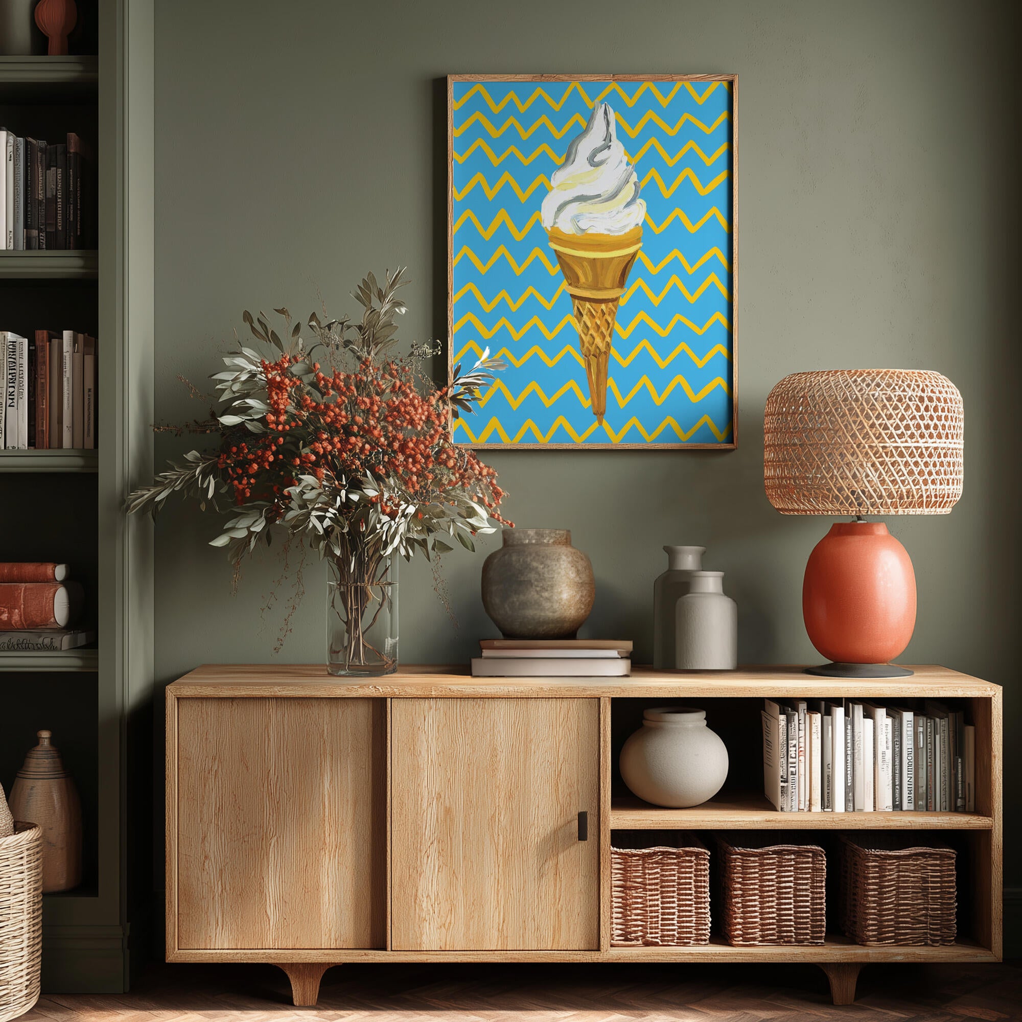 Ice Cream Blue