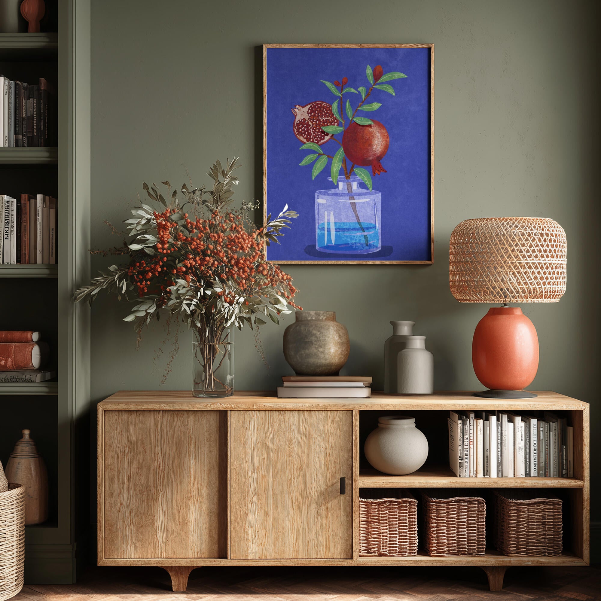 pomegranate in Vase