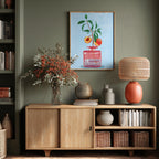 Peach Tree in Vase