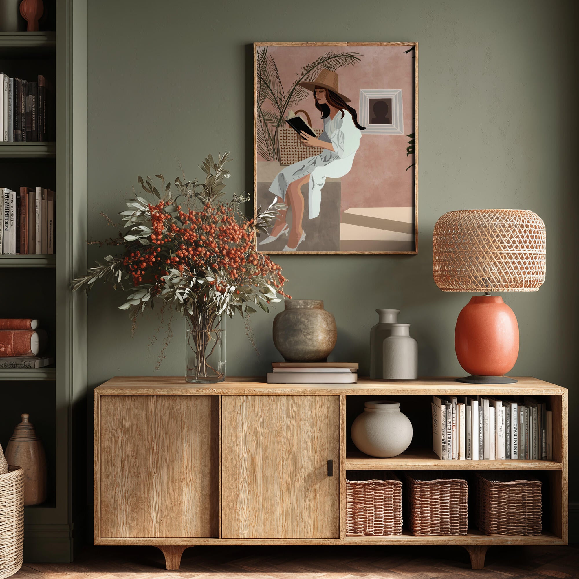 Peaceful Reading Nook
