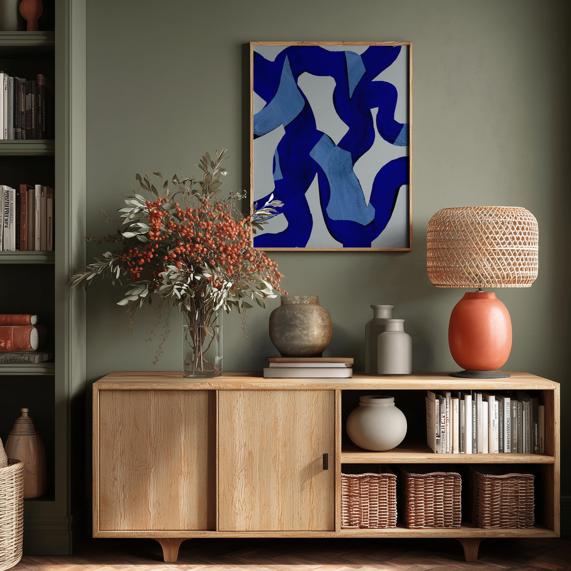 Abstract Brush Strokes 65X