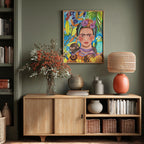 Frida and her parrots